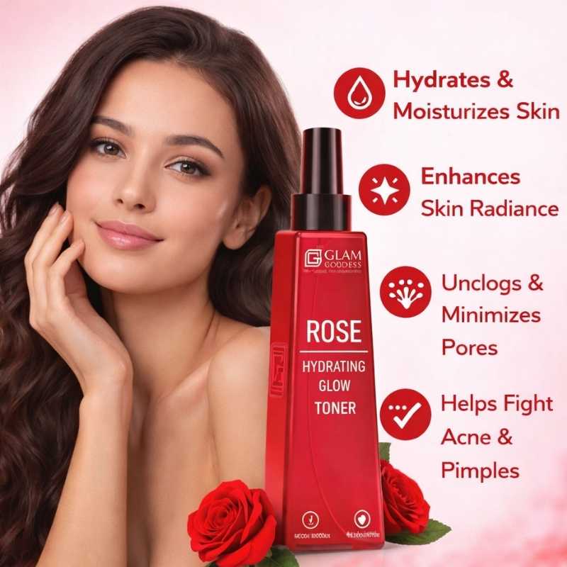Glam Goddess Rose Hydrating Glow Toner