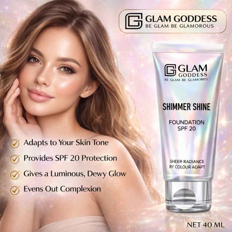 Glam Goddess Shimmer Shine Foundation With SPF 20