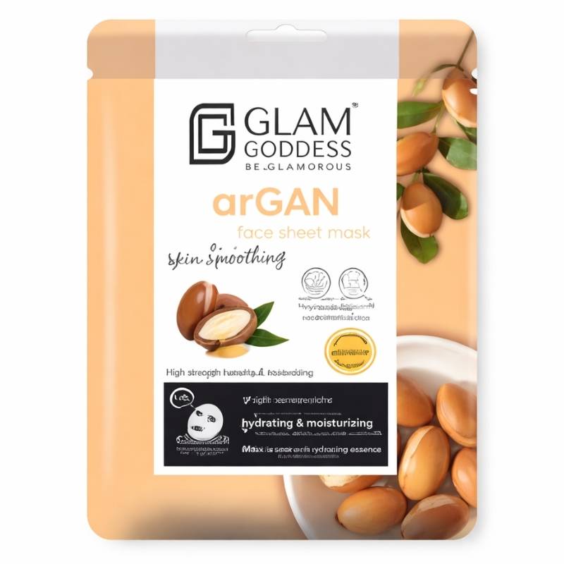 Glam Goddess Argan Face Mask Sheet With 3 Combo Pack