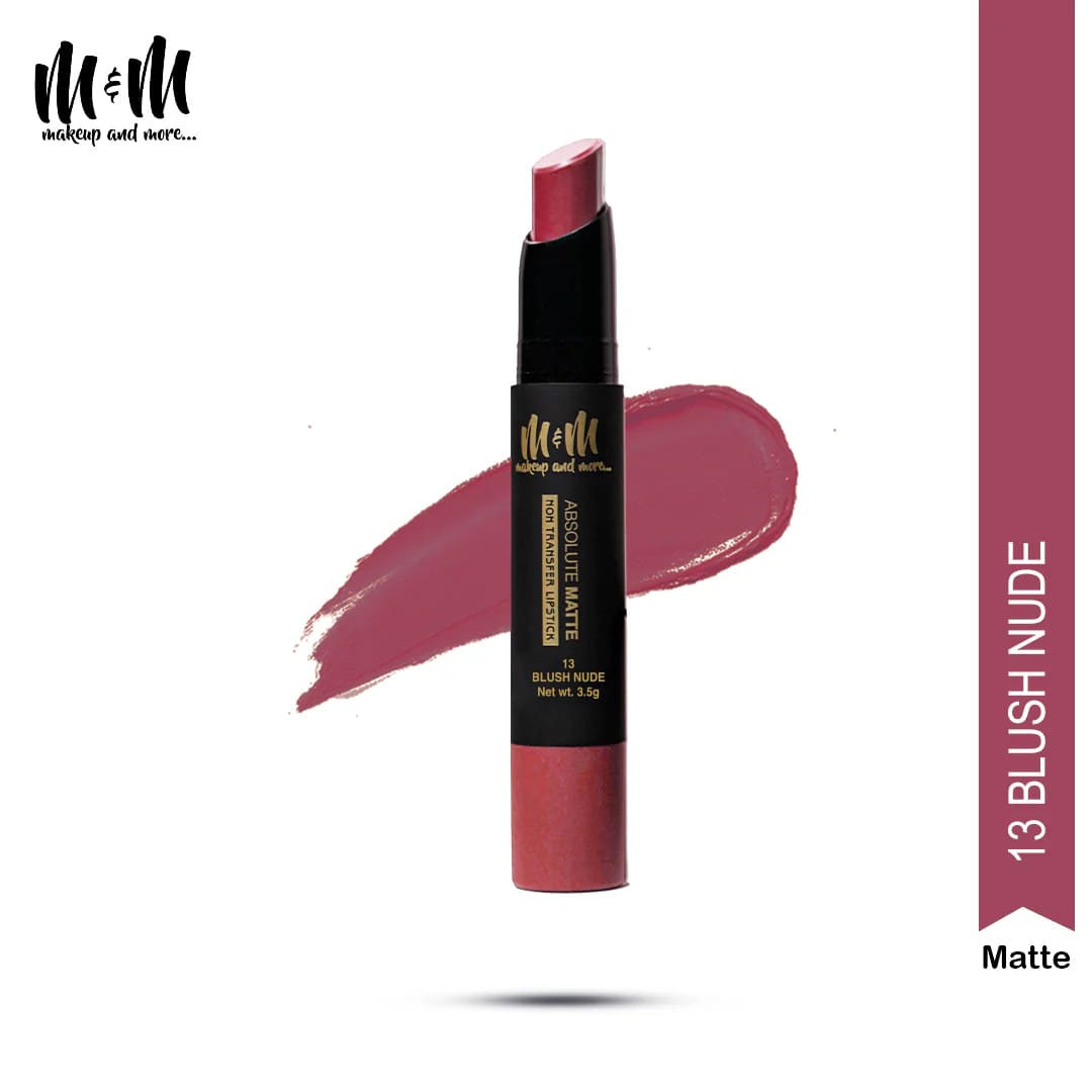 M&M Beautiful Blush Nude Matte Lipstick For Women