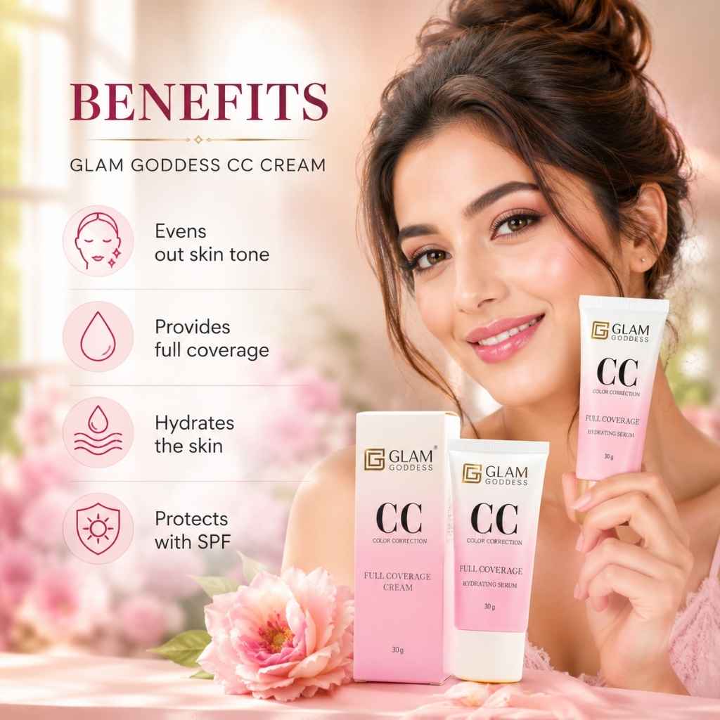 Glam Goddess CC Color Correction Full Coverage Cream
