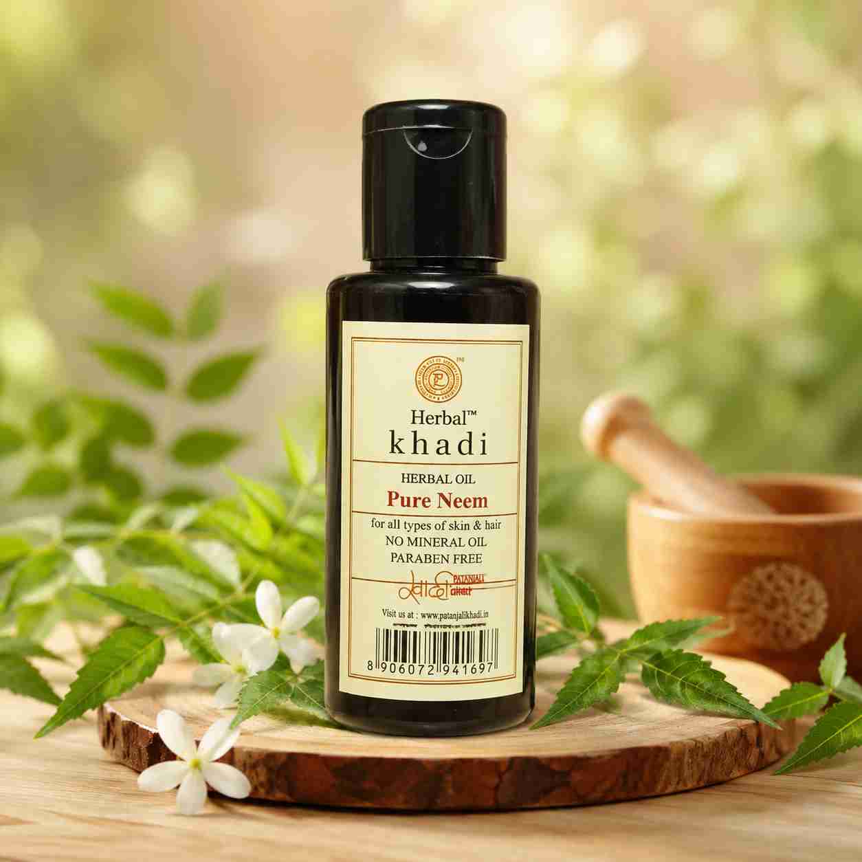 Pure Neem Herbal Oil For Skin & Hair