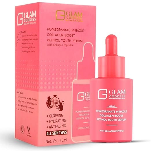 Glam Goddess Pomegranate Miracle Collagen Boost Retinol Youth Serum