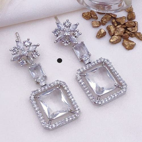 Fancy And Stylish Stone Studs Earring For Women (Combo Of 2)
