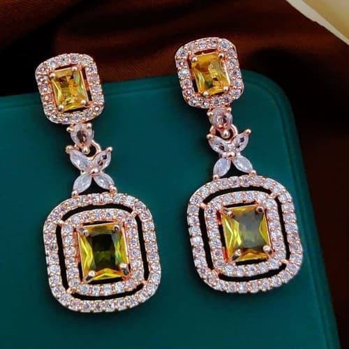 Beautiful Floral Long Pearl Tassel Ethnic Jhumki Earrings