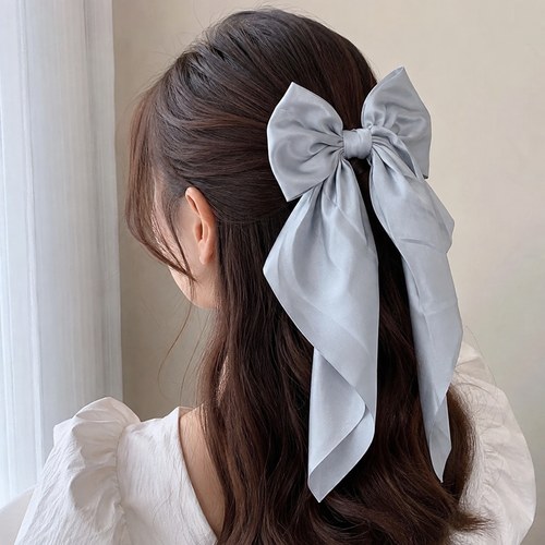 Elegant Satin Hair Bow For Women & Girls